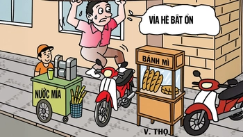 Em ăn tô cháo lòng thì anh 'rộng lòng' cho em đứng nhờ vỉa hè với ạ
