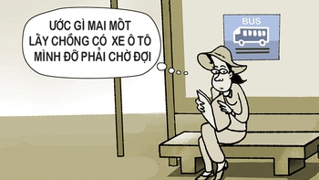 Cô gái mơ lấy chồng đi ô tô để đỡ phải chờ đợi mệt mỏi