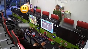 Đang chơi game thấy bố tìm, cậu bé có màn 'tốc biến' cực nhanh
