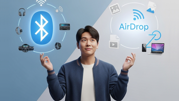 Bluetooth và AirDrop: Tưởng giống, hóa ra không
