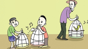 Khối nghỉ hè chơi sinh vật cảnh