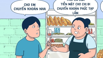 Mua mỗi ổ bánh mì cũng đòi chuyển khoản là sao?