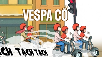 Vespa cổ: Làm du lịch độc đáo nên được khen hoài