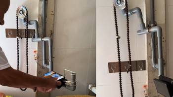 Cụ ông sáng chế giá đỡ điện thoại kiểu dáng độc lạ