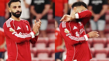 Salah rơi nước mắt khi Liverpool dùng chiến thắng mở màn Ngoại hạng Anh tri ân Diogo Jota