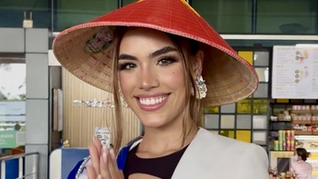 Miss Cosmo Cuba 2025 nói: 'Cuba và Việt Nam mãi mãi là anh em' ngay khi vừa đặt chân đến Việt Nam