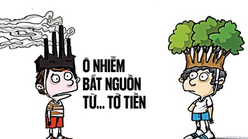 Ô nhiễm bắt nguồn từ… tờ tiền