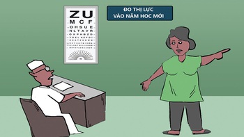 Đo thị lực sau một mùa hè... 'Tralalero Tralala'