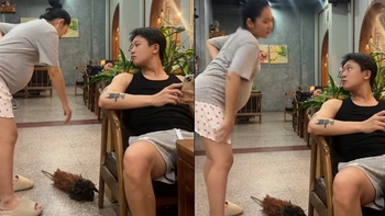 Chồng xài tí mẹo bóc trần vợ bầu diễn sâu