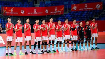 Indonesia vui mừng khi U21 bóng chuyền nam có chiến thắng đầu tiên ở giải thế giới