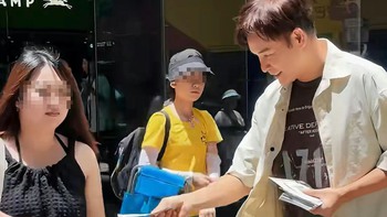 Ngôi sao đình đám TVB đi phát tờ rơi nhưng không ai nhận ra