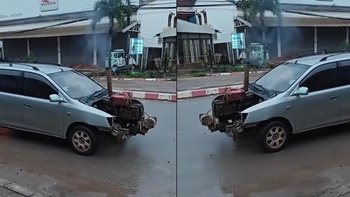 Chiếc ô tô 7 chỗ chạy động cơ công nông