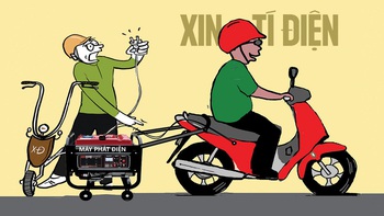 Cho anh xin tí điện!