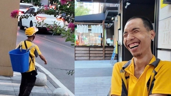 Câu chuyện đằng sau shipper chạy bộ giao đồ ăn