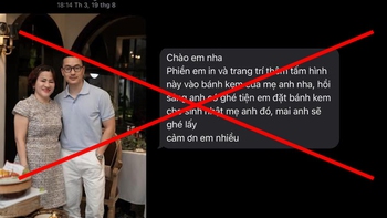 Chiêu 'đào lửa' mới: 'Chào em, hồi sáng anh có đặt bánh kem'