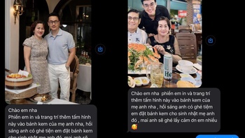 Chiêu 'đào lửa' mới: 'Chào em, hồi sáng anh có đặt bánh kem'