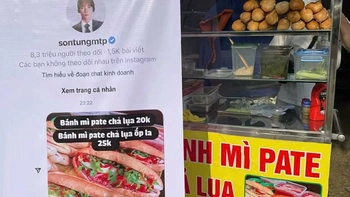 Ảnh vui 12-9: Tiệm bánh mì 'flop quá thì ghi tên anh vào'