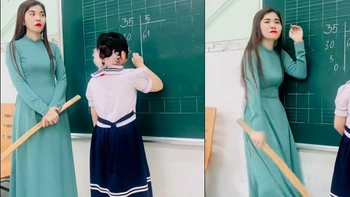 Cô giáo xỉu ngang khi trò chia 35:5=61