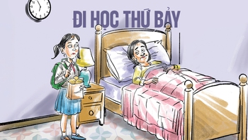 Đã giảm tải nhưng vẫn phải học thứ Bảy
