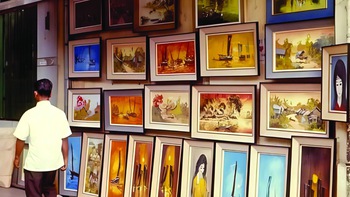Chuyện bày tranh - bán tranh một thuở