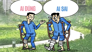 Người đi bộ hay xe máy đúng?