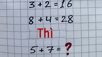 Người IQ cao có giải được câu đố toán học này trong 10 giây?