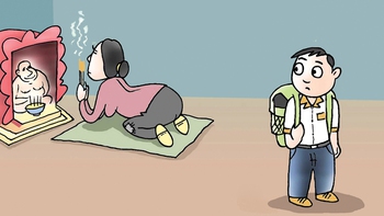 Vì sao phụ huynh vái Ông Địa trước giờ khai giảng?