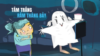 Tắm trắng ngày rằm tháng bảy, hơi sai sai thì phải