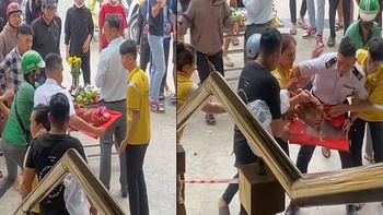 Giám đốc chán không buồn nói khi heo quay chưa kịp cúng đã bị giật