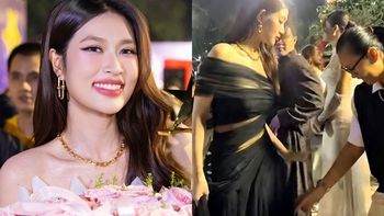 Hoa hậu Thiên Ân nói gì sau khoảnh khắc 'hất tay fan'