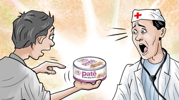 Cách ăn pate 'heo mắc dịch'?