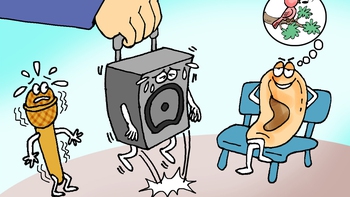 Hát karaoke có thể bị tịch thu phương tiện gây tiếng ồn