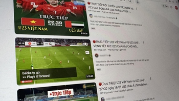 Hàng triệu người Việt gặp xui khi 'bị lừa' coi live U23 Việt Nam