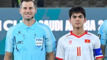 Trọng tài Úc tiếp tục ‘đồng hành’ U23 Việt Nam gặp Trung Quốc