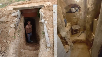 Đào hầm trú ẩn vì... giận dỗi bố mẹ