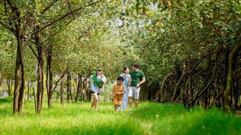 ‘Đổi gió’ cuối tuần cho gia đình tại khu du lịch xanh 50ha