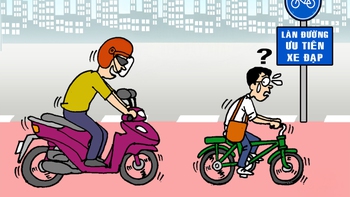 Làn đường dành riêng cho xe... gấp