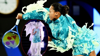 Naomi Osaka ‘gây bão’ tại Úc mở rộng 2026 với trang phục sứa độc đáo