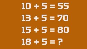 Người thông minh có tìm được quy luật của câu đố toán học này?