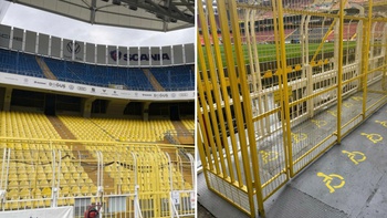 Fenerbahce gây phẫn nộ vì để CĐV khuyết tật xem Europa League trong ‘lồng sắt’