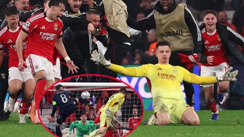 Thủ môn Benfica ghi bàn ‘kết liễu’ Real Madrid