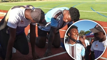 Lý do HCV Olympic Tebogo chạy thua streamer IShowSpeed