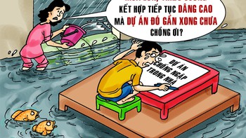 Dự án chống ngập... từ trong nhà