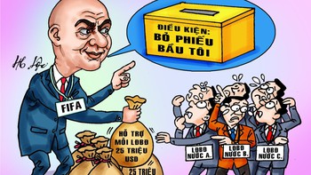 'Cú sút' 25 triệu USD và chiếc thùng phiếu FIFA
