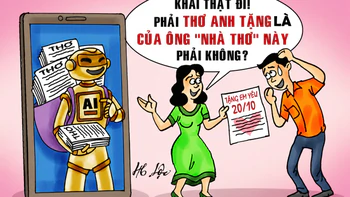 Câu chữ của AI nhưng tình cảm là của anh nha vợ!