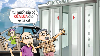 Phát minh cửa lùa cho ô tô, đường phố thái bình từ đây