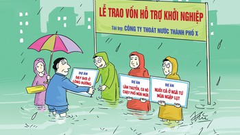 Công ty thoát nước trao vốn khởi nghiệp mùa mưa