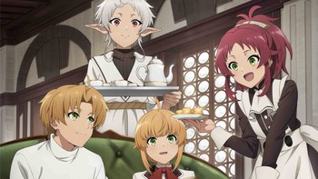 Manga 'Mushoku Tensei' bứt phá vào top 5 Oricon ngày kết thúc anime mùa 3