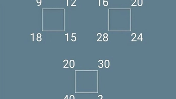 Câu đố rèn luyện trí não: Tìm số còn thiếu