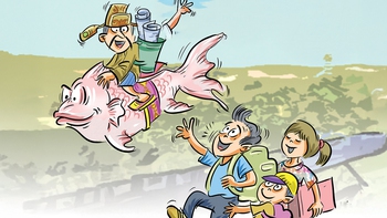 Đi sớm về sớm cho đỡ mệt ông Táo ạ!